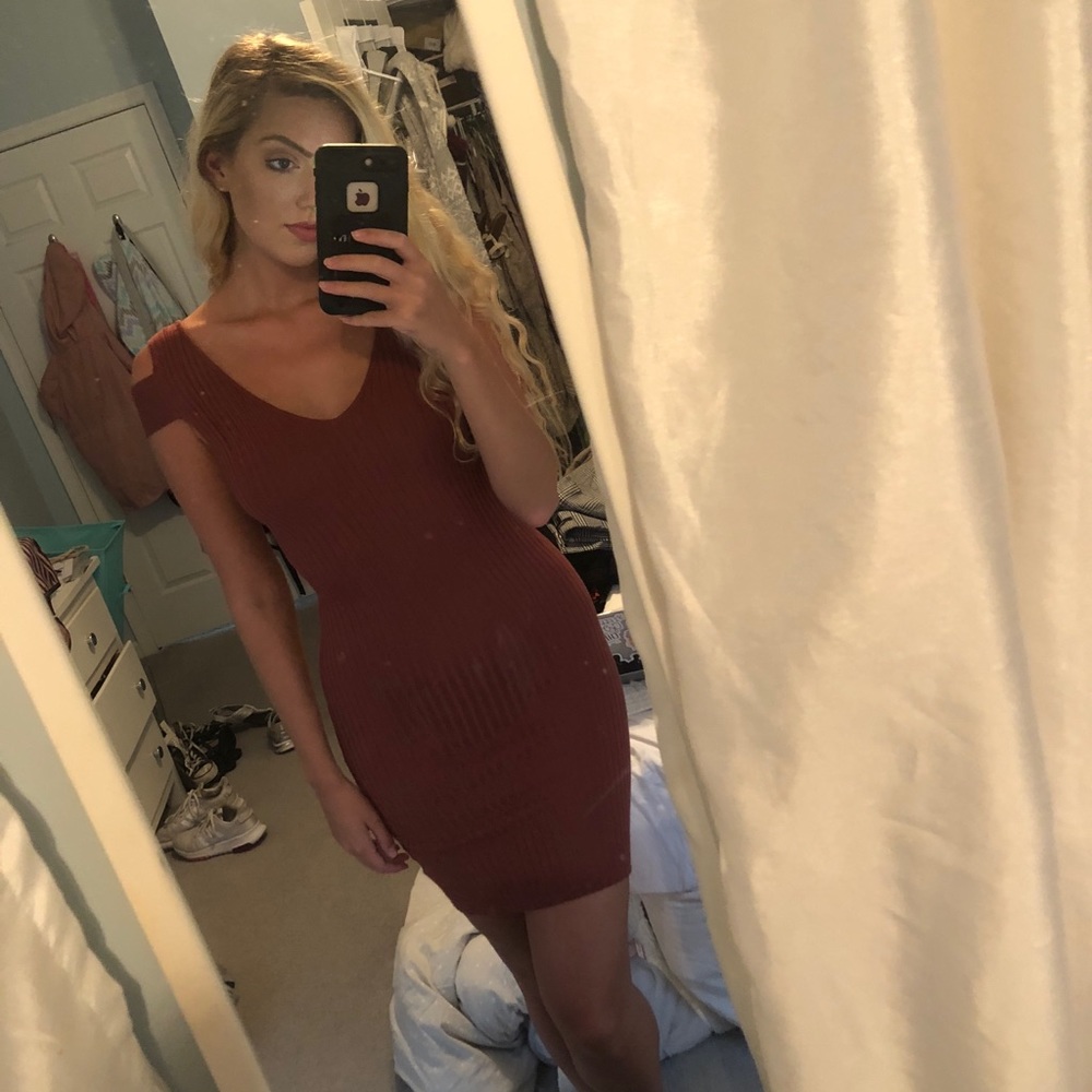 pacsun kendall and kylie bodycon dress